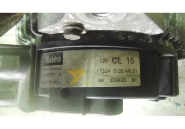 Генератор CL 15, 12V, 150A, Citroen Berlingo, Evasion, Jumpy, Xantia, Xsara, PEUGEOT 206, 406, 607, 806, Boxer, Expert, Partner для 2.0 HDI, 9635342080, 2542531 